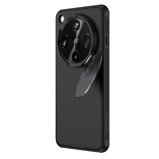 NILLKIN Black Mirror Prop Handyhülle mit CD-Textur und Spiegel, für OPPO Find X8 Ultra