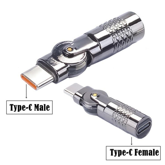 3A Charge Adapter, Type-C Male to Type-C Female(60W)