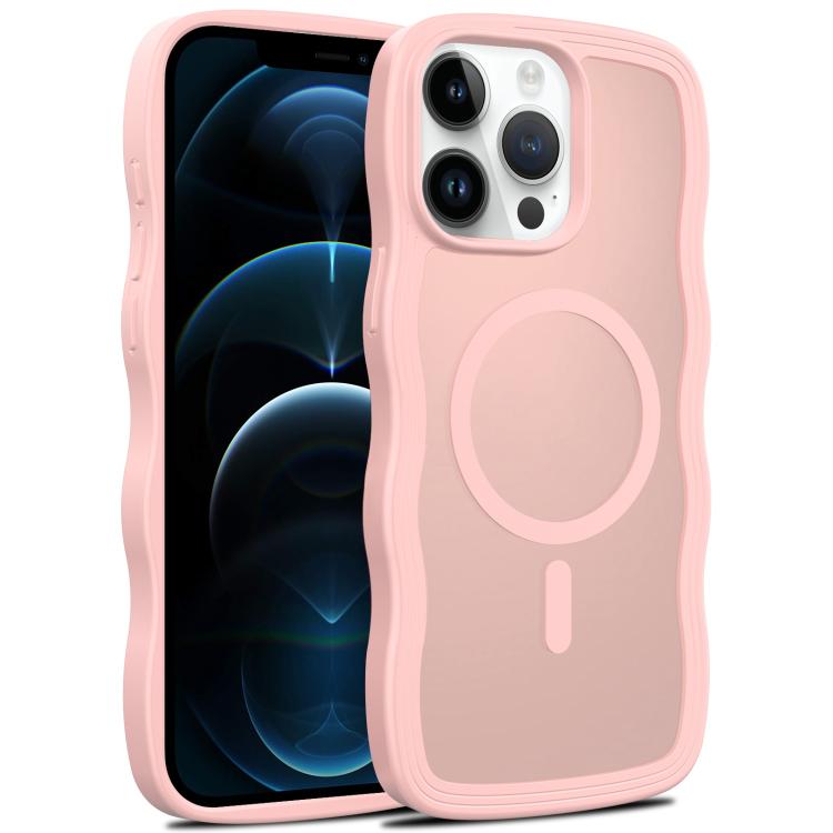 Skin Feel Wave Texture MagSafe Phone Case