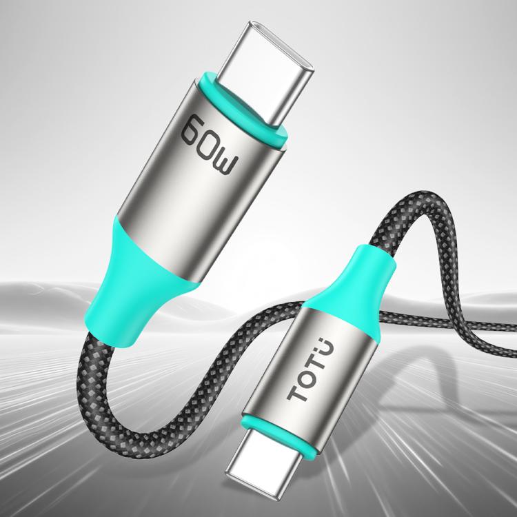 TOTU CB-21-PD 30W USB-C / Type-C to 8 Pin Aluminum Alloy Braided Data Cable, CB-21-PD