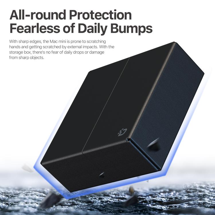 DUX DUCIS PU Leather Protective Storage Box, For Apple Mac Mini M4 / M4 Pro