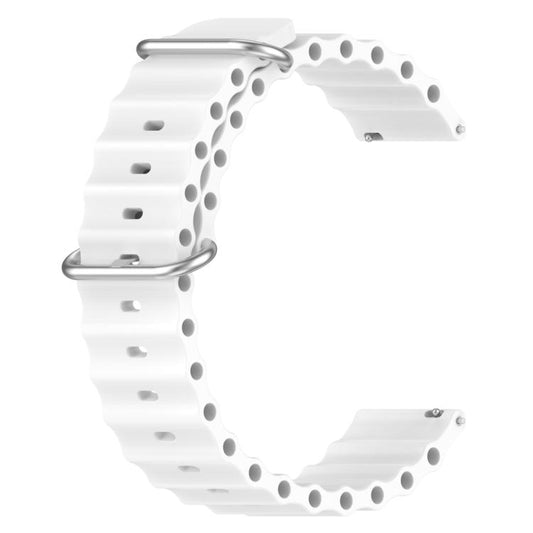 Bracelet de montre xDfind en silicone uni, style océan, 20 mm, 22 mm