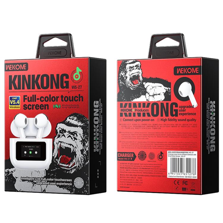 WK WS-27 Liton Series Wireless Earbuds with Smart Color Screen, WS-27