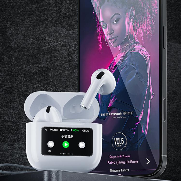 WK WS-27 Liton Series Wireless Earbuds with Smart Color Screen, WS-27