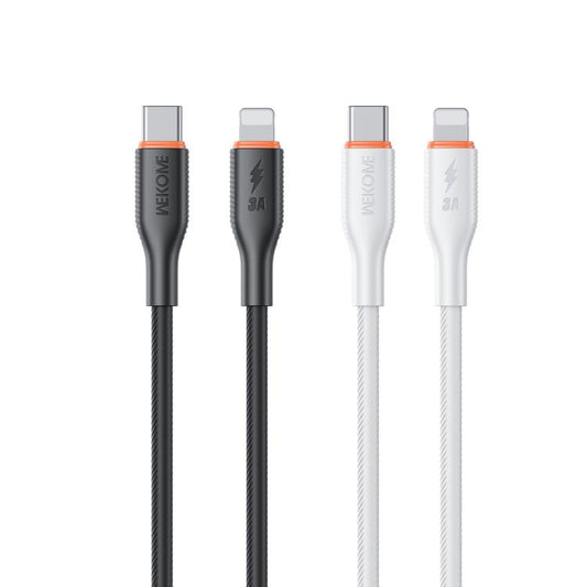 WK WDC-92 PD27W Type-C to 8 Pin Silicone Data Cable, Length: 1.2m, WDC-92