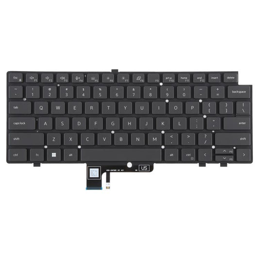 Clavier d'ordinateur portable rétroéclairé version US pour Dell Latitude 7340 7440 7640, pour Dell Latitude 7340