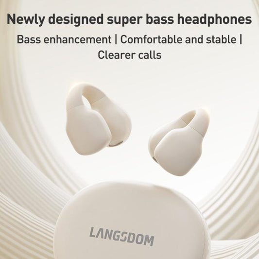 Langsdom TS03 Pro Clip-On Wireless Bluetooth Earphones