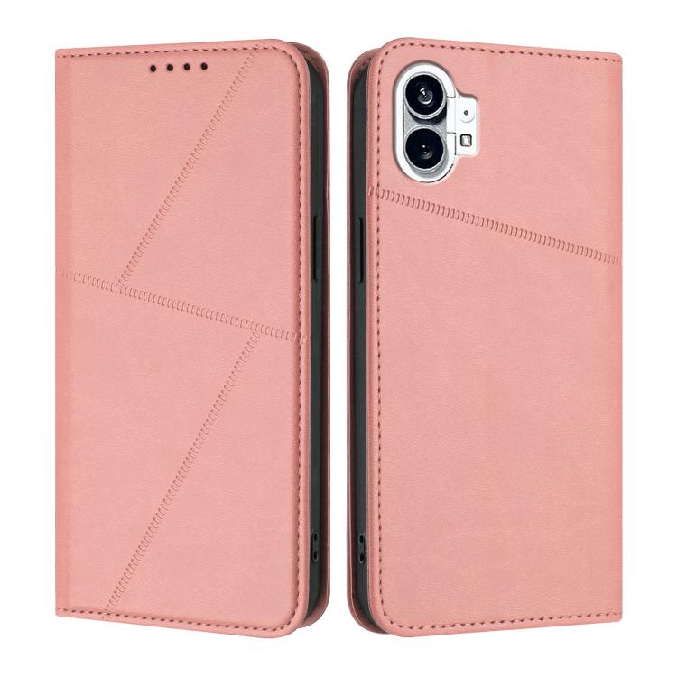 Strong Magnetic Frosted Flip Leather Phone Case, For Nothing Phone 4a Pro, For Nothing Phone 4a, For Nothing Phone 3a, For Nothing Phone 3a Pro, For Nothing Phone 2a, For Nothing Phone 2, For Nothing Phone 1