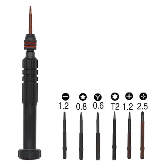 Aluminum Alloy Screwdriver Set, 6 in 1, 12 in 1