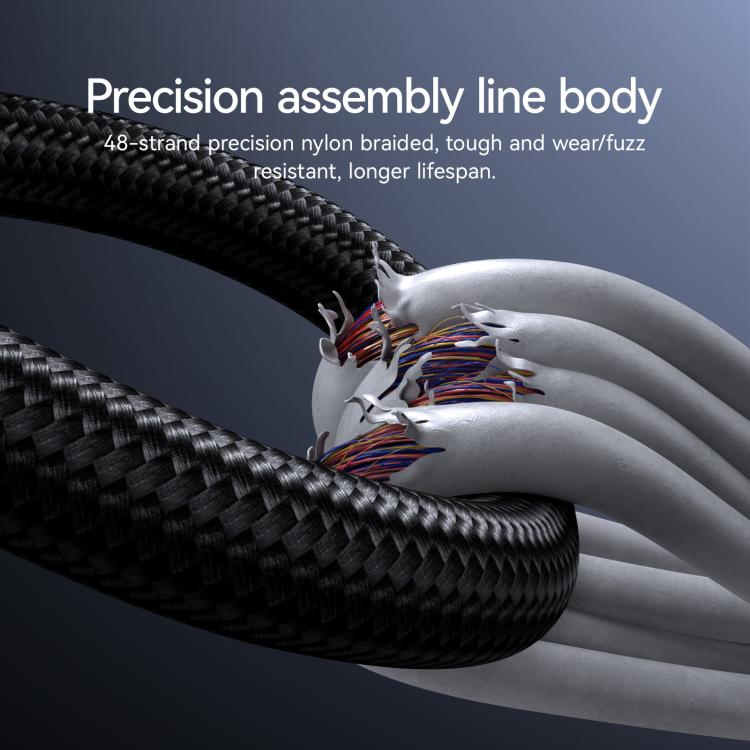 JOYROOM S-A16 Pro Prism Series 30W Digital Display Type-C to 8 Pin Fast Charging Data Cable, Length: 1.2m, Type-C to 8 Pin