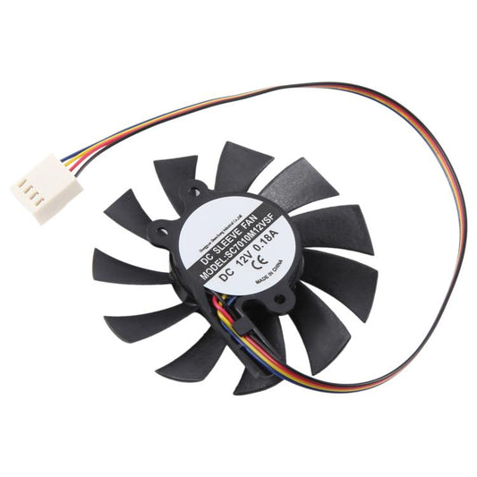 For SEEWO SC7010M12VSF DC12V 0.18A 4Pin Cooling Fan, 4Pin Fan blade diameter 65mm