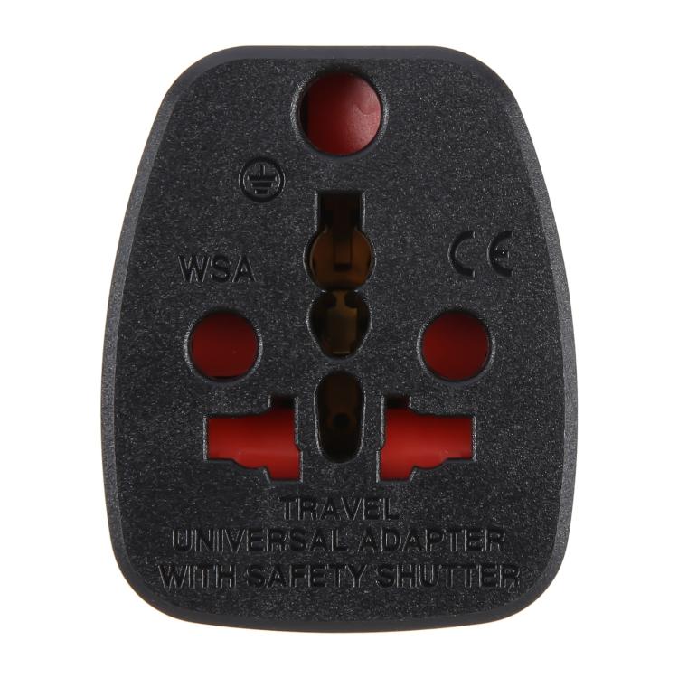 WSA-9 German Plug Global Travel Universal Adapter with Safety Shutter, WSA-9