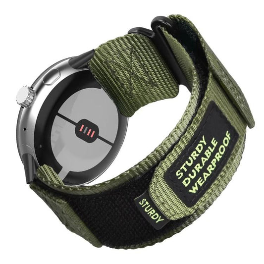 xDfind Bracelet de montre à boucle auto-agrippante en nylon à dégagement rapide, pour Google Pixel Watch 4 / 3 45mm, pour Google Pixel Watch 4 / 3 / 2 / 1 41mm