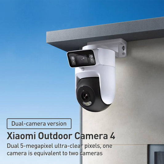 Original Xiaomi Outdoor Camera 4 MJSXJ10HL Dual 5MP 3K Ultra HD IP66 Waterproof, MJSXJ10HL