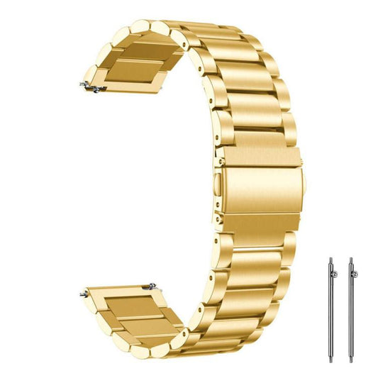 xDfind Drei Perlen Edelstahl-Uhrenarmband, 14mm, 18mm, 20mm, 22mm