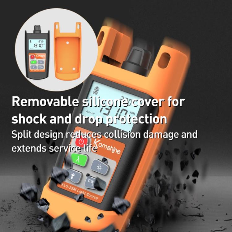 Komshine KLS-25m Dual Wavelength Handheld Fiber Optic Line Tester, KLS-25m
