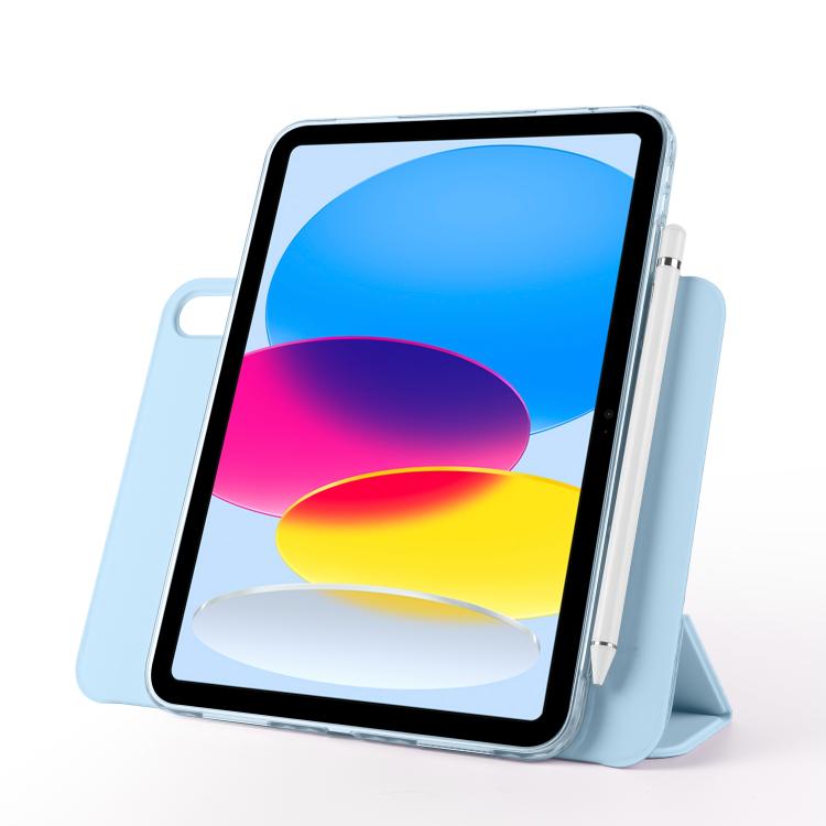 Trifold Magnetic Split Acrylic Leather Tablet Case