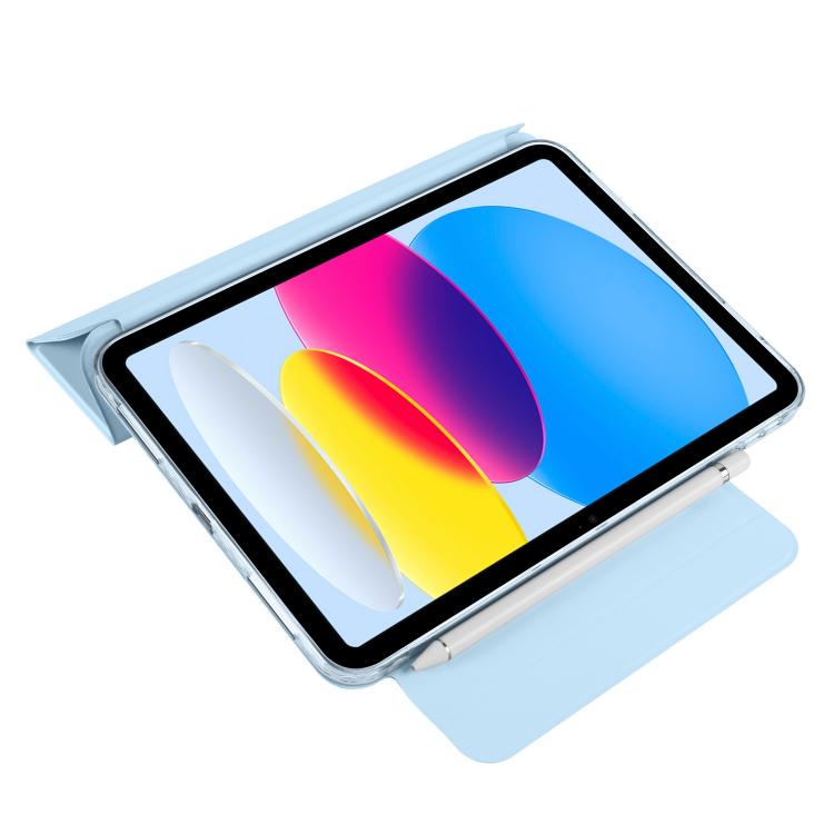 Trifold Magnetic Split Acrylic Leather Tablet Case
