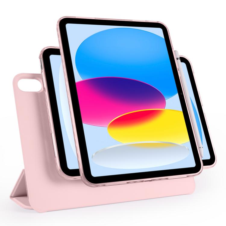 Trifold Magnetic Split Acrylic Leather Tablet Case