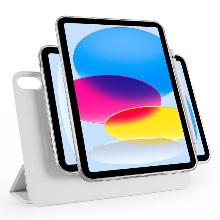 Trifold Magnetic Split Acrylic Leather Tablet Case