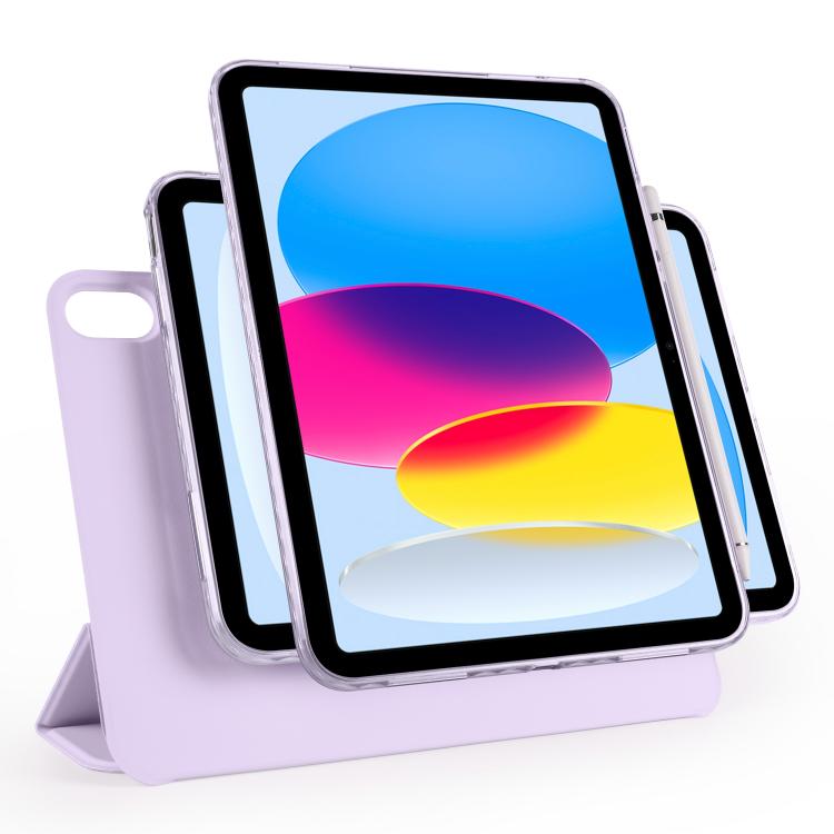 Trifold Magnetic Split Acrylic Leather Tablet Case