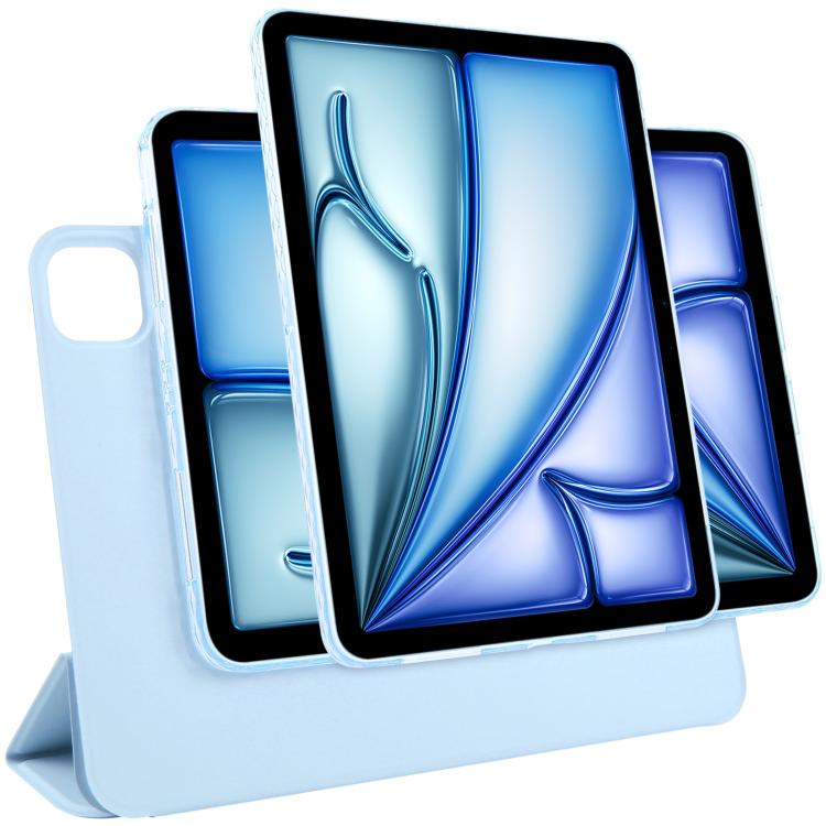 Trifold Magnetic Split Acrylic Leather Tablet Case
