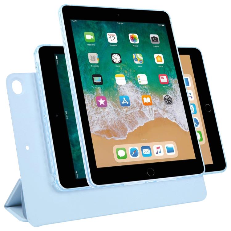 Trifold Magnetic Split Acrylic Leather Tablet Case