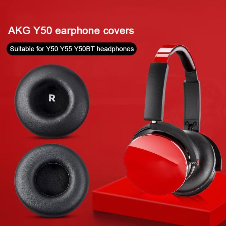 1 Pair Mesh Replacement Earpads For AKG Y50BT / Y55DJ / Y50 / Y55, Mesh For AKG Y50BT