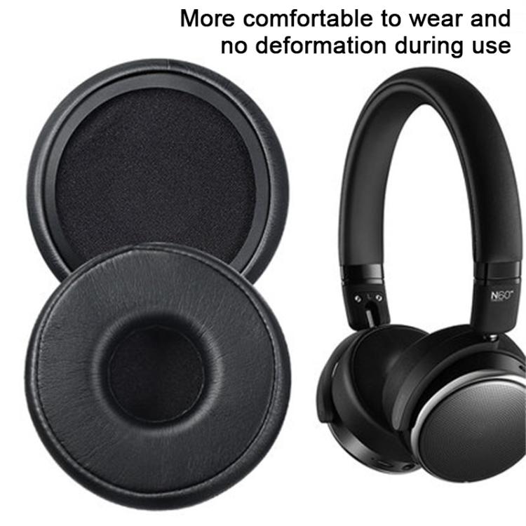 2pcs Protein Leather Wired Headset Replacement Earpads For AKG N60NC