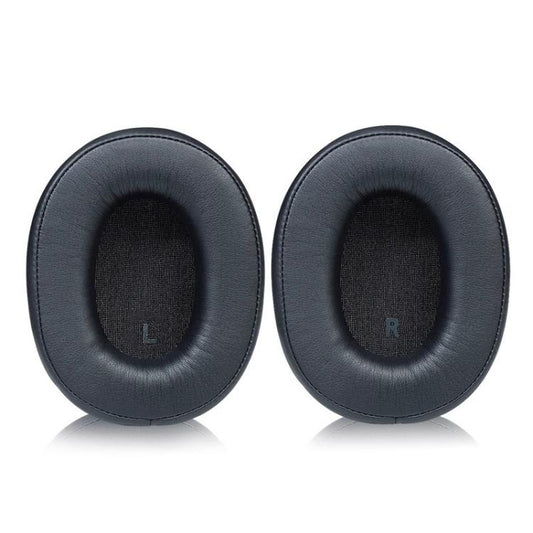 1 Pair Protein Leather Replacement Earpads For Audio Technica ATH-SR9 / DSR9BT / DSR7BT, Black, Titanium Color