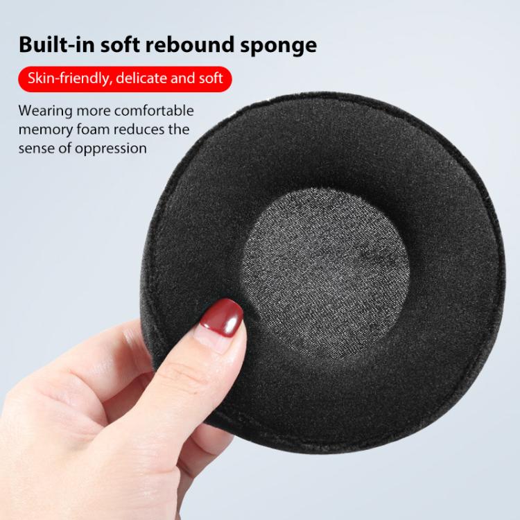 2pcs Sponge Earmuffs Replacement Earpads For ATH-A900X, Black Flannel, Black Protein Leather, Black Lambskin+Microfiber, Black Lambskin, Black Punched Lambskin, Black Mesh-Headband, Black Mesh-Solid Headband