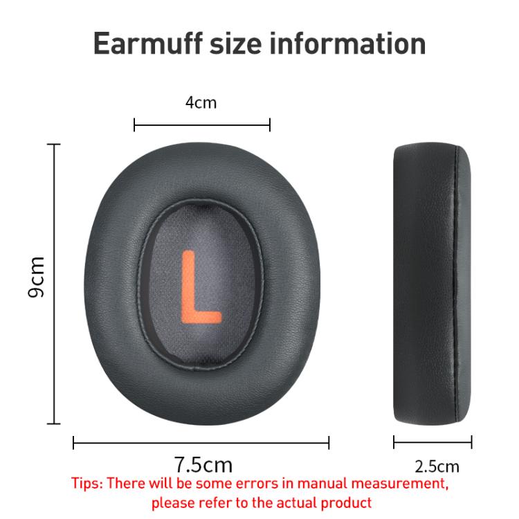 1 Pair Protein Leather Earphone Replacement Earpads For JBL JR 460NC