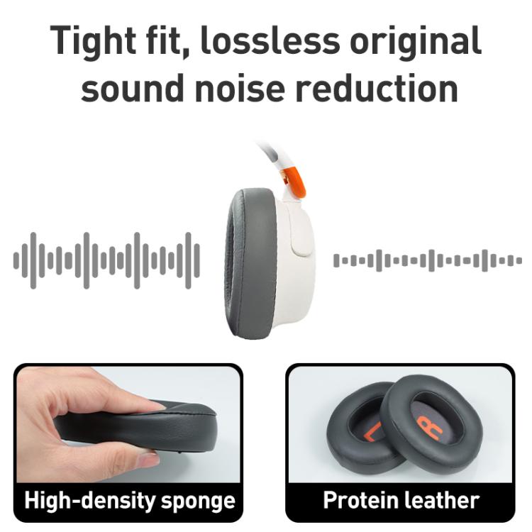 1 Pair Protein Leather Earphone Replacement Earpads For JBL JR 460NC