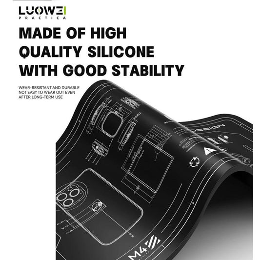 Luowei LW-M4 15.6-inch High-Temperature Resistant Insulation Silicone Repair Pad, Luowei LW-M4