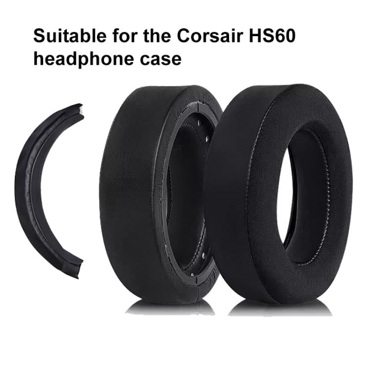 Headphone Head Beam Protective Cover For Corsair HS75 XB / HS70 Pro / HS60 Pro / HS50, Headphone Head Beam (Black), Headphone Head Beam (Black White)