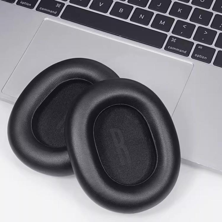 1 Pair Protein Leather Replacement Earpads For Baseus H1i, For Baseus H1i(Black), For Baseus H1i(Apricot)