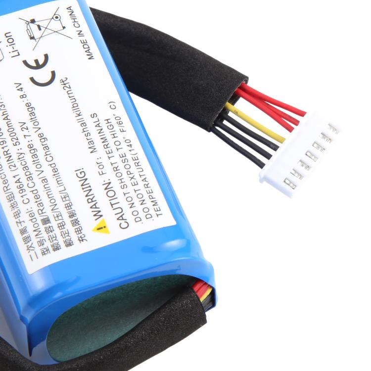 Pour la batterie Marshall Kilburn II C196A1 (2INR19/66-2) 5200mAh, Pour Marshall Kilburn II