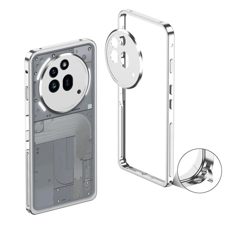 Metal Frame Heat Dissipation Phone Case with Camera Guard Ring, For Nothing Phone 4a Pro, For Nothing Phone 4a, For Nothing Phone 3, For Nothing Phone 3a, For Nothing Phone 3a Pro