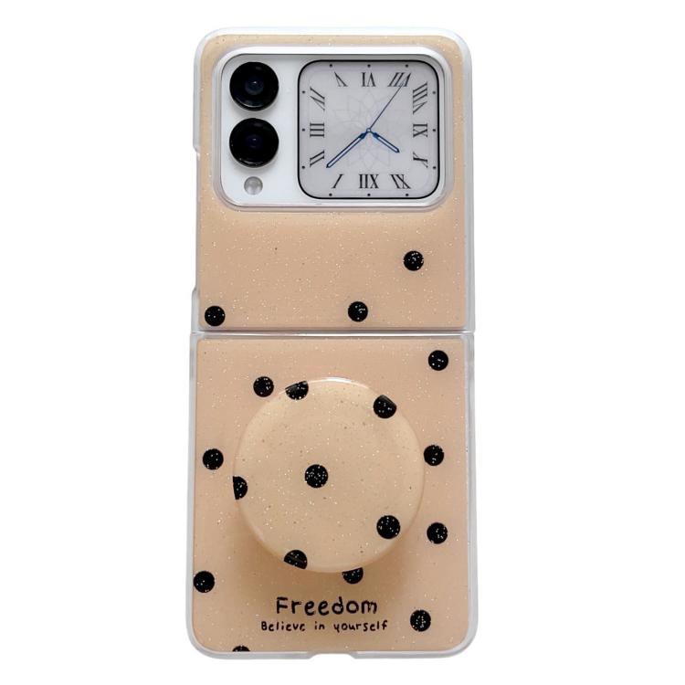 Glitter Powder Dots Pattern Phone Case with Holder