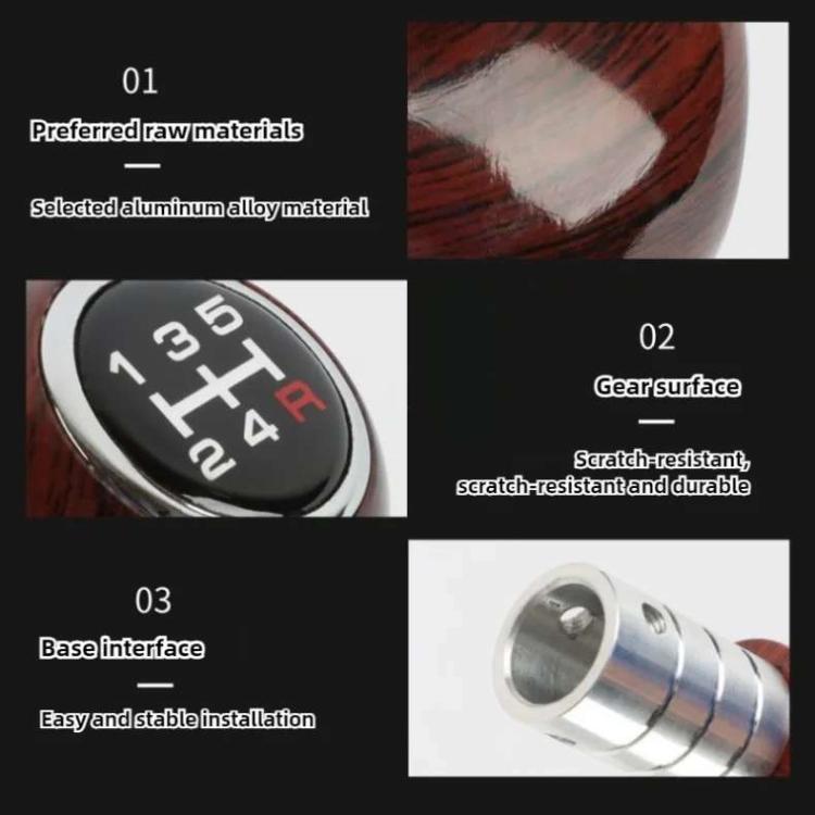 Car Manual Gear Lever Knob Aluminum Alloy Gear Shift Knob