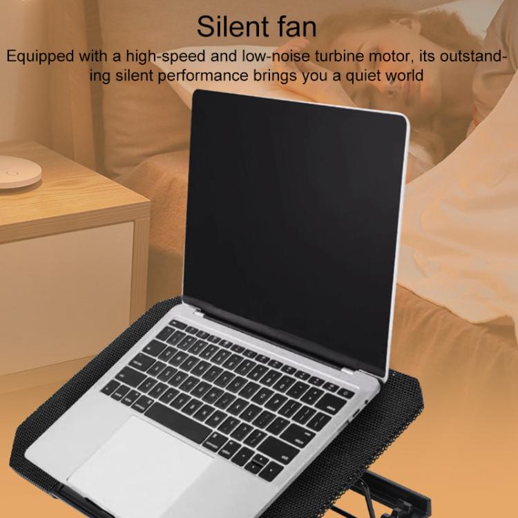 NUOXI 4-Speed Adjustable 8-Core Large Fan Laptop Cooler, NUOXI 4-Speed