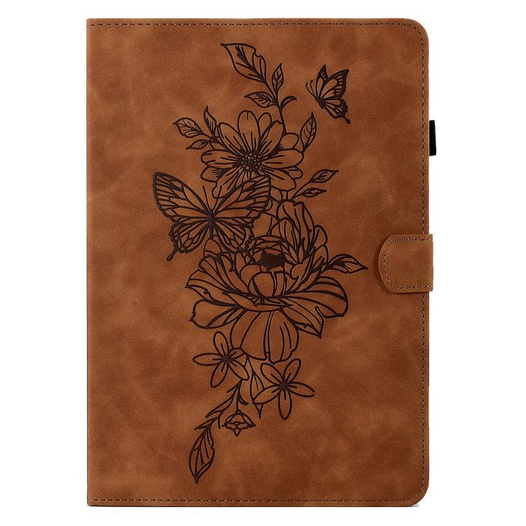 Peony Butterfly Embossed Leather Smart Tablet Case, For Xiaomi Redmi Pad 2