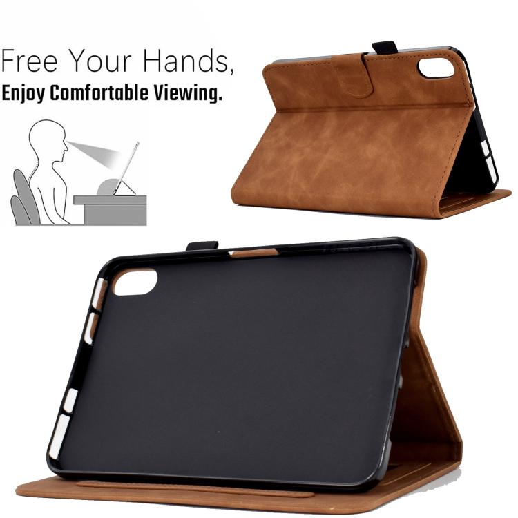 Peony Butterfly Embossed Leather Smart Tablet Case, For Xiaomi Redmi Pad 2