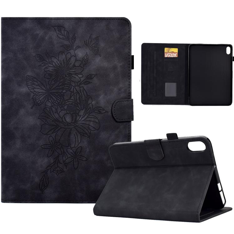 Peony Butterfly Embossed Leather Smart Tablet Case, For Xiaomi Redmi Pad 2