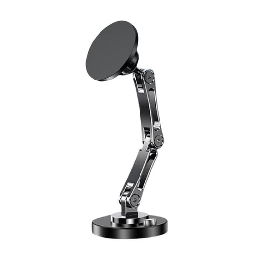 Support magnétique adhésif rotatif à 360 degrés pour voiture, 3 volets, 2 volets