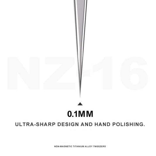 Mijing NZ-16 Non-Magnetic Ultralight 0.1mm Titanium Alloy Tweezers, Mijing NZ-16