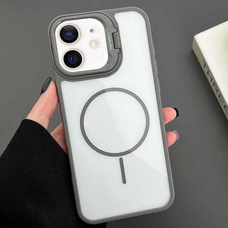 PC Lens Holder MagSafe Magnetic Phone Case, For iPhone 11