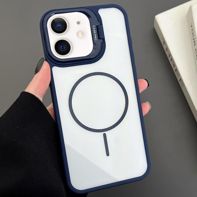 PC Lens Holder MagSafe Magnetic Phone Case, For iPhone 11