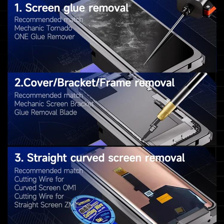 Mechanic Elite One 360 Rotating Screen Separate Machine Built-in Vacuum Pump, US Plug, EU Plug, UK Plug