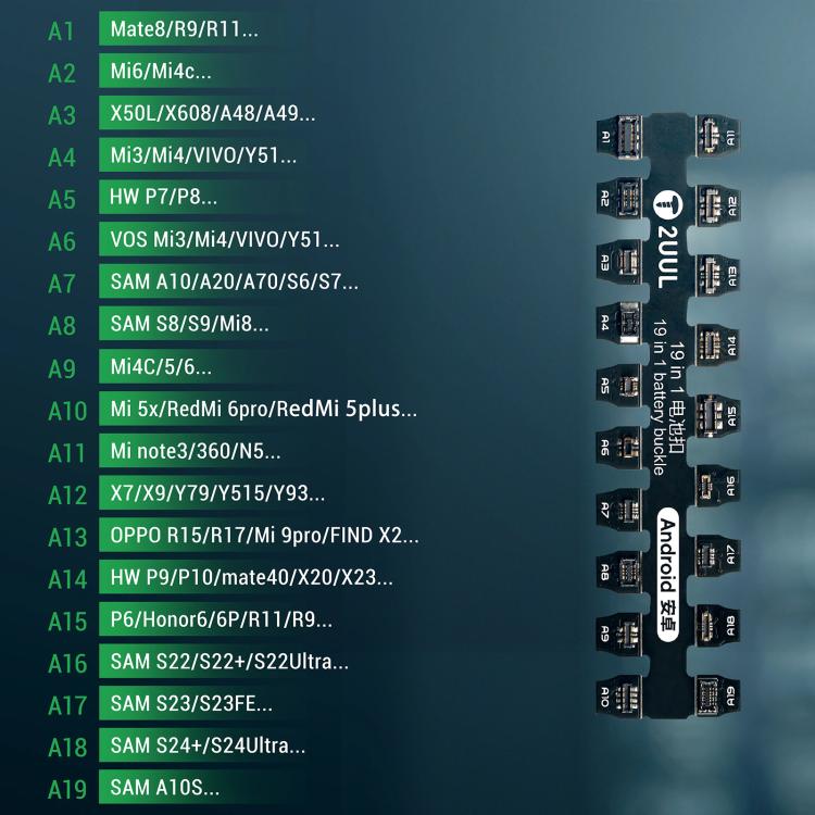 2uul PW06 19-in-1 Android Battery Buckle